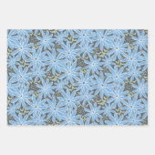 Romantisch Bloemen Hand-getrokken veelkleurig Inpakpapier Vel (Voorkant)