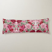 Romantisch Bloemen Lichaamskussen (Achterkant)