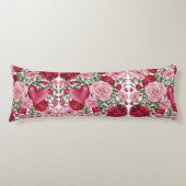 Romantisch Bloemen Lichaamskussen (Voorkant)