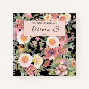 Romantisch Bloemen Notitieboek