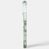 ROMANTISCH BLOEMENMONOGRAM ROZEN EN VLIEGENDE VOGE Case-Mate iPhone CASE (Achterkant / Links)