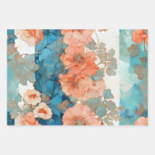 Romantisch Bloemenportret Decoupage Papier Inpakpapier Vel (Voorkant 3)