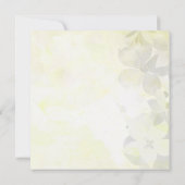 Romantisch bloemfeest voor 30 jaar trouwfeest kaart (Achterkant)