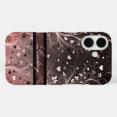 Romantisch Bloemhartpatroon Case-Mate iPhone Case (Achterkant (horizontaal))