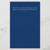 Romantisch Bloemig Bewaar de Datum Veel Kleur Them (Achterkant)