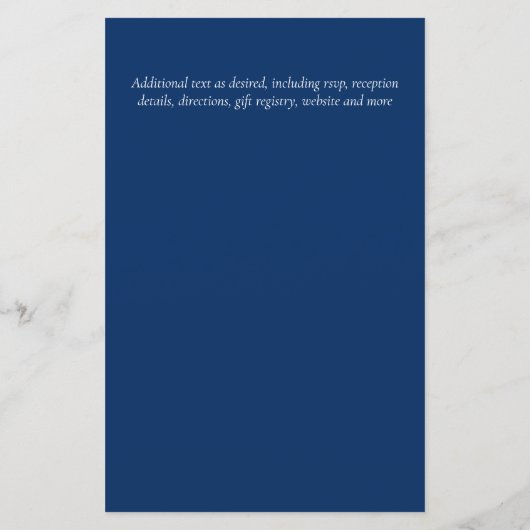 Romantisch Bloemig Bewaar de Datum Veel Kleur Them (Achterkant)