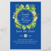 Romantisch Bloemig Bewaar de Datum Veel Kleur Them (Voorkant)