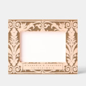 Romantisch bloemmotief Pas getrouwd bruiloft Gegraveerde Lijstjes (Voorkant)