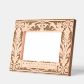 Romantisch bloemmotief Pas getrouwd bruiloft Gegraveerde Lijstjes (Links)