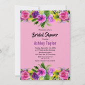 Romantisch Bloom Rozen Zomer Bloemen Vrijgezellenf Kaart (Voorkant)