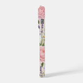 Romantisch blozend rozentuin bloemmotief iPhone hoesje (Linkerkant)