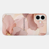 Romantisch Blush Roze Goud Bloemen Case-Mate iPhone Case (Achterkant (horizontaal))