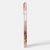 Romantisch Blush Roze Goud Bloemen Case-Mate iPhone Case (Achterkant / Links)