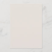 Romantisch Boeket Menu Kaart (Achterkant)