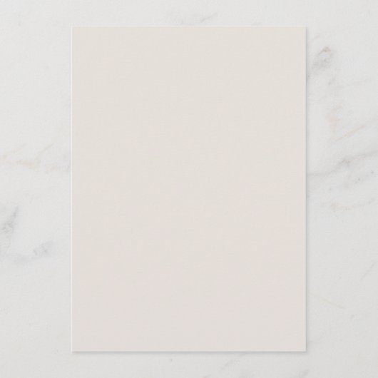 Romantisch Boeket Menu Kaart (Achterkant)