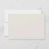 Romantisch boeket RSVP Menu (Achterkant)