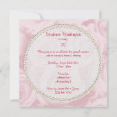 Romantisch boeket van Rozen 70ste verjaardag Kaart (Achterkant)