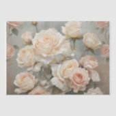 Romantisch boeket van Rozen - Decoupage - Tissuepapier (Voorkant)