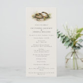 Romantisch Boheems huwelijksprogramma van Enchante (Staand voorkant)