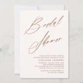 Romantisch Boheems Whimsy Script Vrijgezellenfeest Kaart (Voorkant)