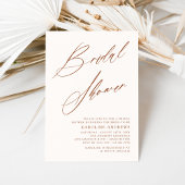 Romantisch Boheems Whimsy Script Vrijgezellenfeest Kaart