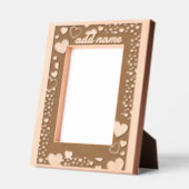 Romantisch Border Heart Gegraveerde Lijstjes (Links)