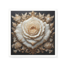 Romantisch botanisch bloemschikken met witte roos