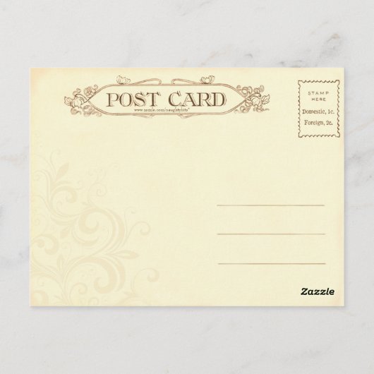 Romantisch Briefkaart (Achterkant)