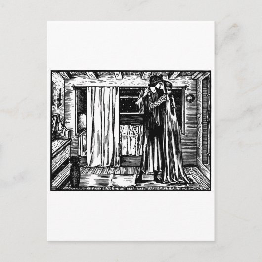 romantisch briefkaart (Voorkant)
