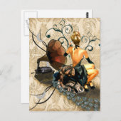 romantisch briefkaart (Voorkant / Achterkant)