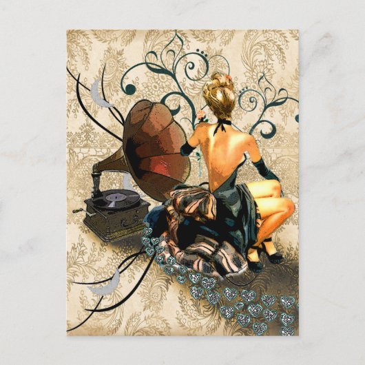 romantisch briefkaart (Voorkant)