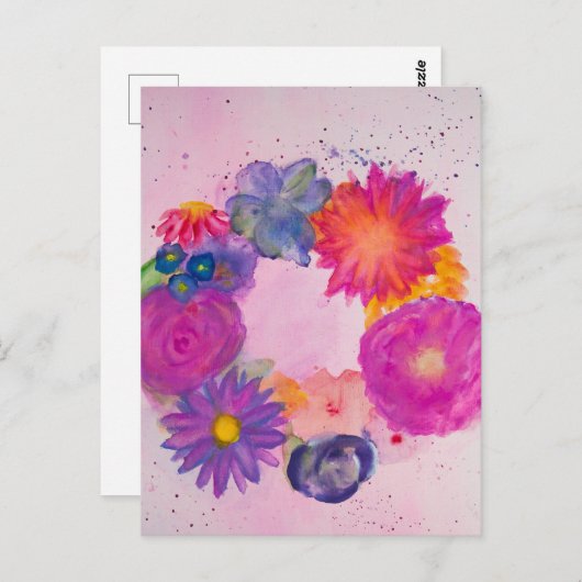 Romantisch Briefkaart (Voorkant / Achterkant)