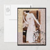 Romantisch  Briefkaart Franse stijl (Voorkant / Achterkant)