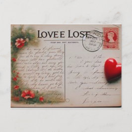 Romantisch briefkaart voor je vrouw