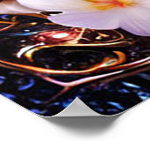 Romantisch bruidspaar in elegante lijst poster (Hoek)