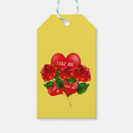 Romantisch cadeau label cadeaulabel