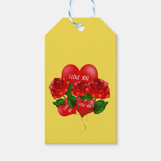 Romantisch cadeau label cadeaulabel (Voorkant)