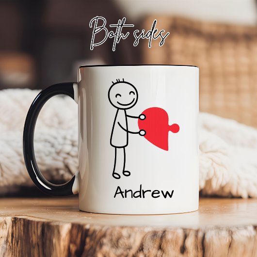 Romantisch cadeau mok voor vriendin, vriend
