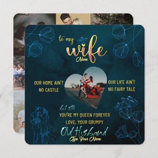 Romantisch cadeau voor haar, cadeau voor vrouw (Voorkant / Achterkant)