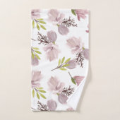 Romantisch cadeau voor haar waterverf bloempatroon bad handdoek (Handdoek)