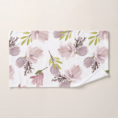 Romantisch cadeau voor haar waterverf bloempatroon bad handdoek (Handdoek)