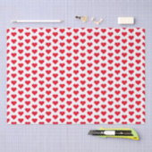 Romantisch cadeaupapier met rode harten tissuepapier (Craft)