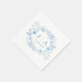 Romantisch Chic Classic Bloemen Trouwservet Servet (Hoek)