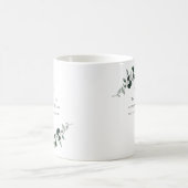 Romantisch citaat Eucalyptus gepersonaliseerd Koffiemok (Center)