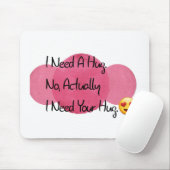 Romantisch citaat muismat (Met muis)