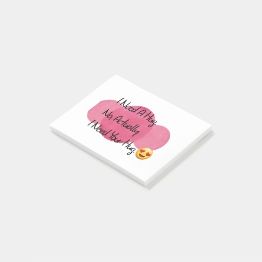 Romantisch citaat post-it® notes (Schuin)