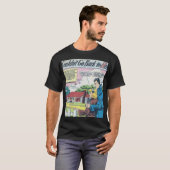 Romantisch Comic uit de jaren '50 T-shirt (Voorkant volledig)