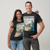 Romantisch Comic uit de jaren '50 T-shirt (Unisex)