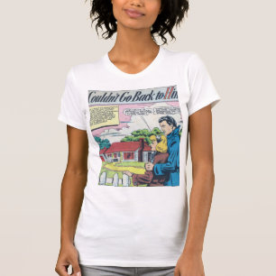 Romantisch Comic uit de jaren '50 T-shirt