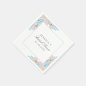 Romantisch Country Chic Botanisch Vrijgezellenfees Servet (Hoek)